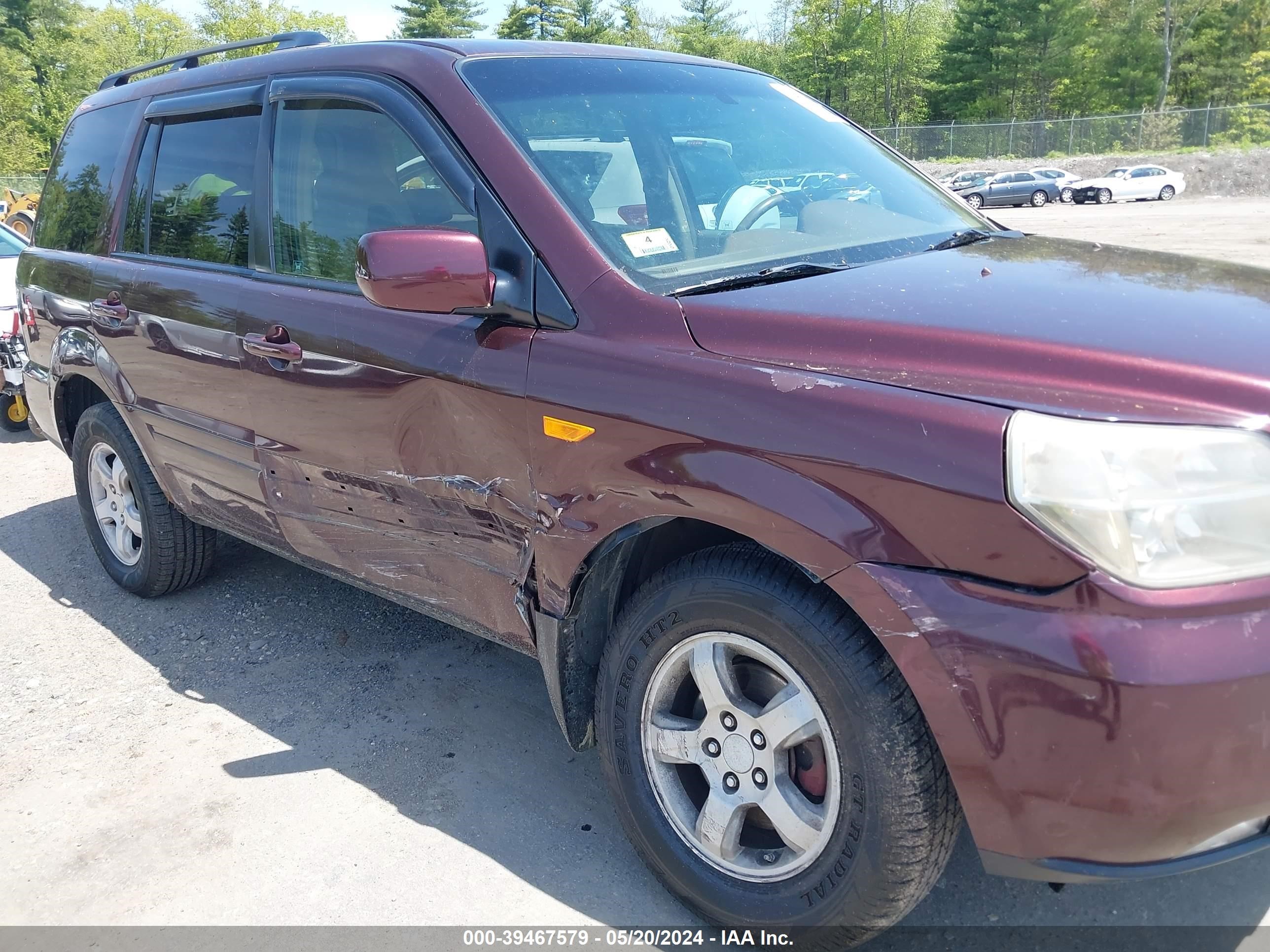 Photo 5 VIN: 2HKYF18587H540443 - HONDA PILOT 