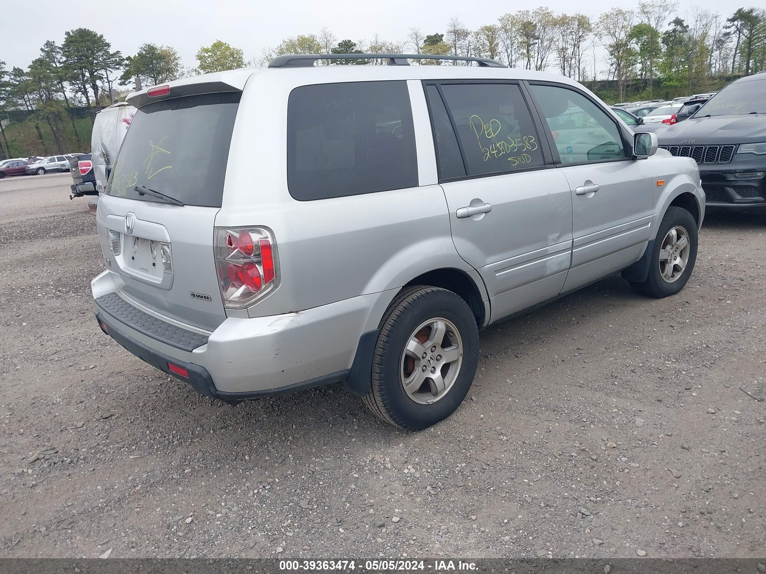 Photo 3 VIN: 2HKYF18596H558559 - HONDA PILOT 