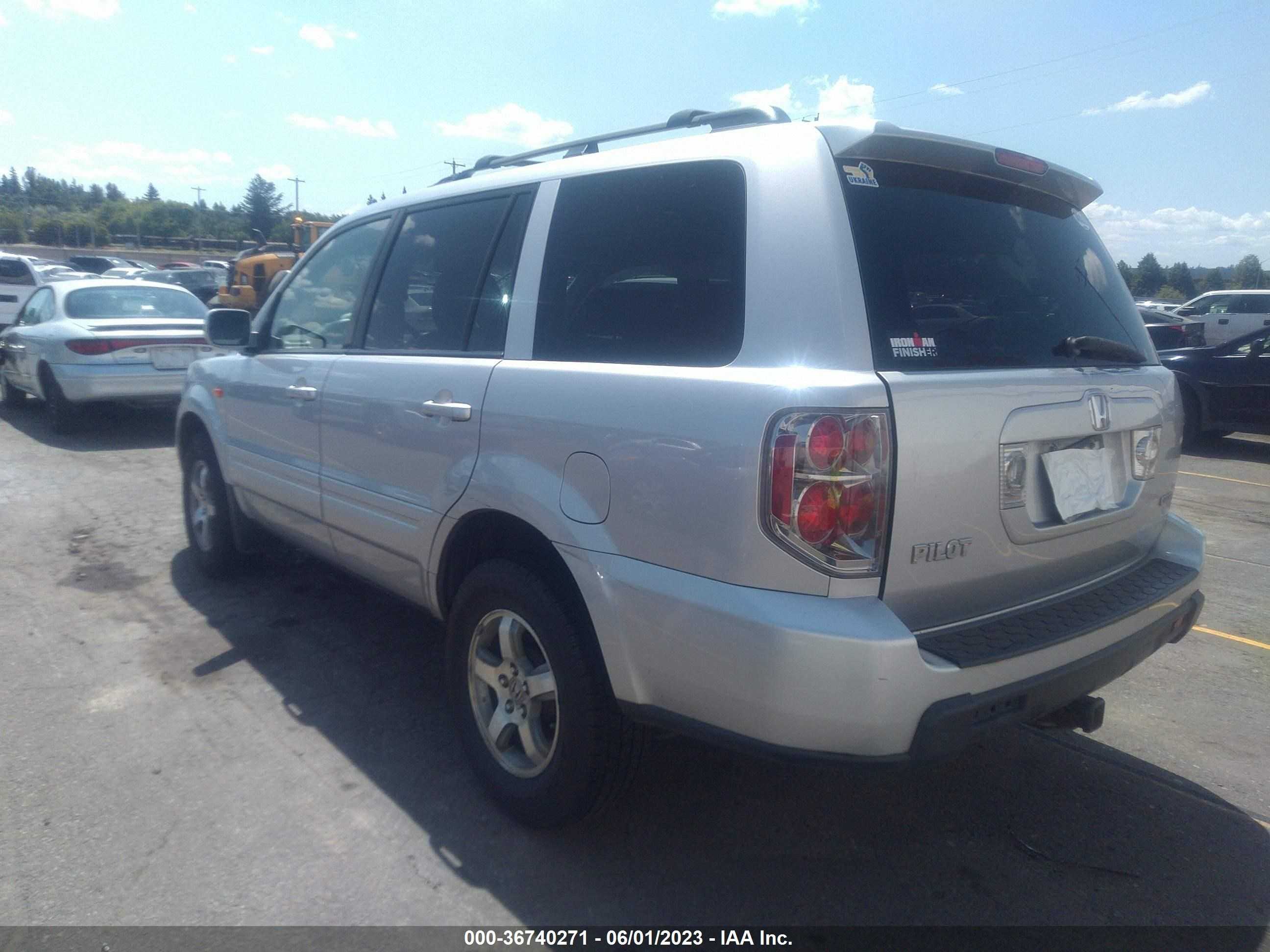 Photo 2 VIN: 2HKYF185X7H515866 - HONDA PILOT 