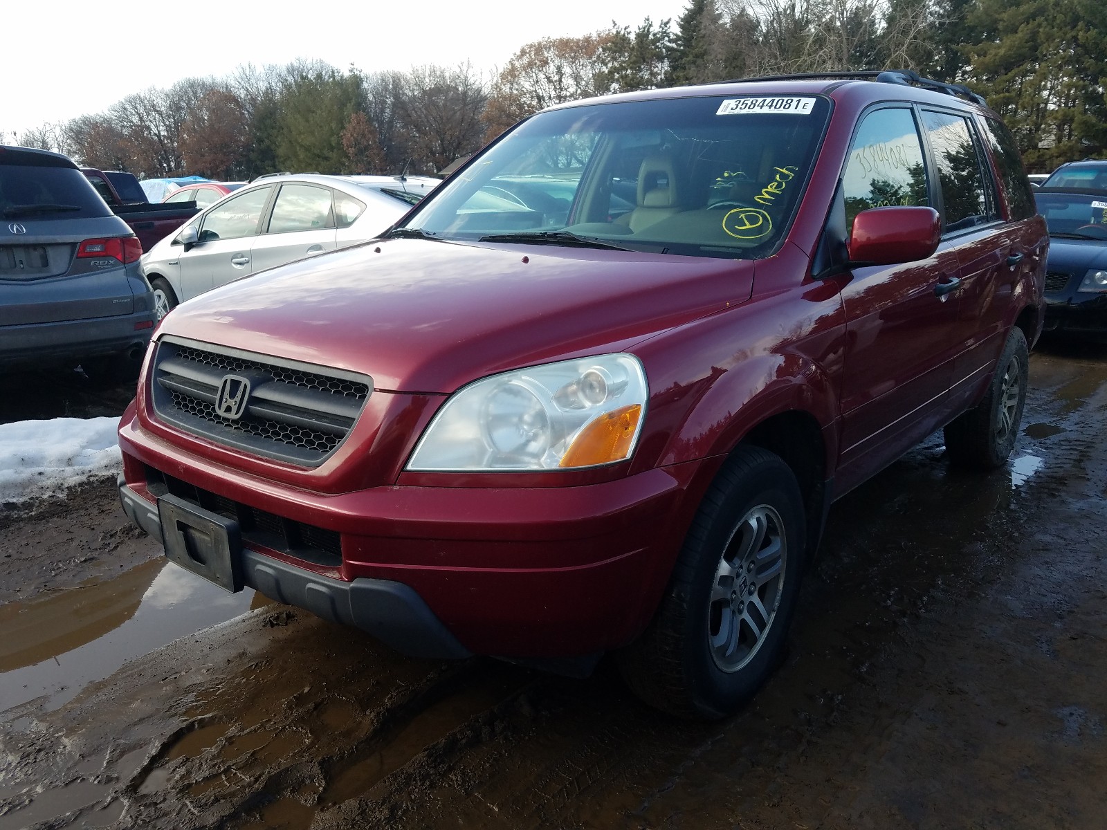 Photo 1 VIN: 2HKYF18614H560022 - HONDA PILOT EXL 