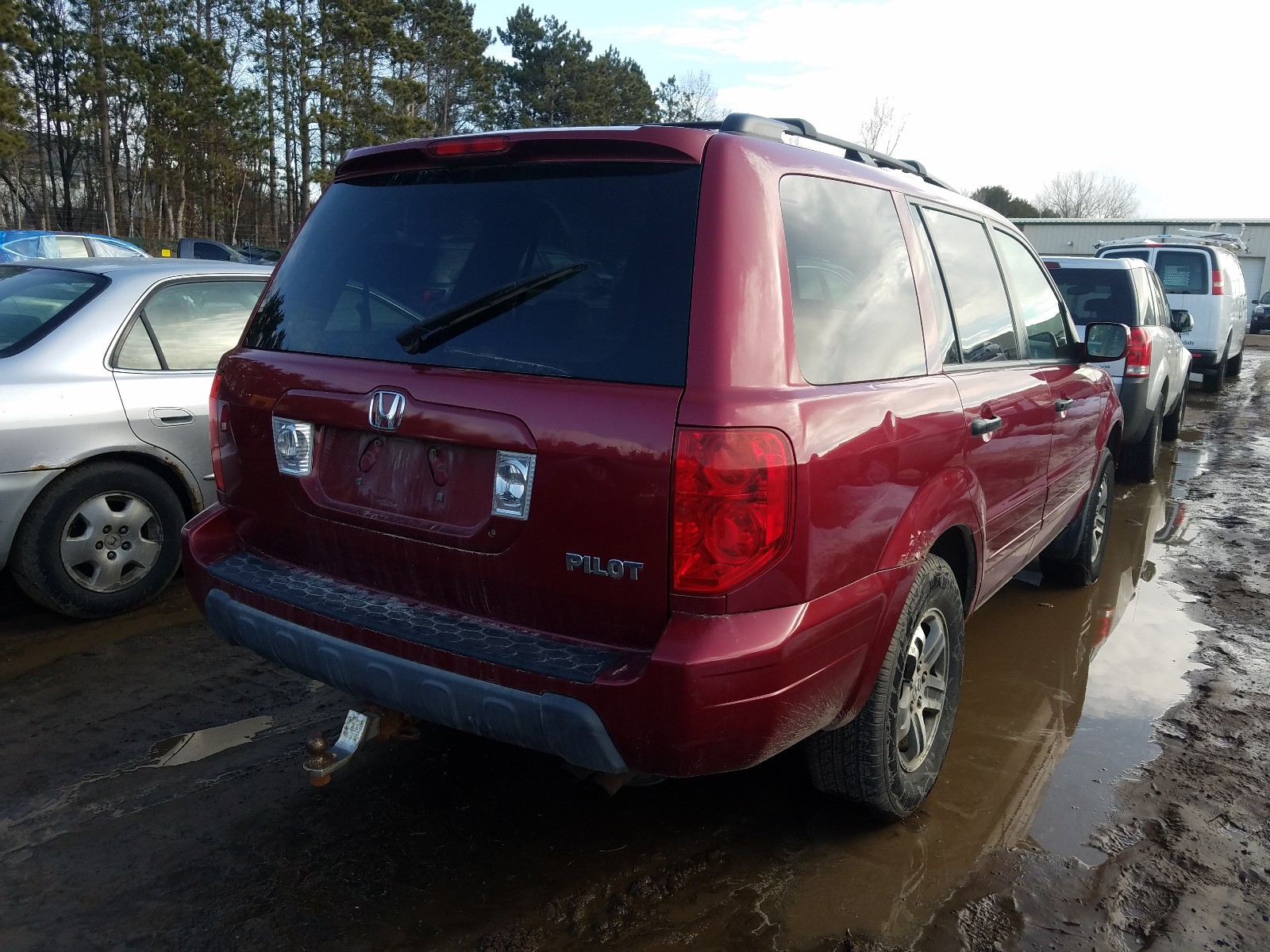 Photo 3 VIN: 2HKYF18614H560022 - HONDA PILOT EXL 