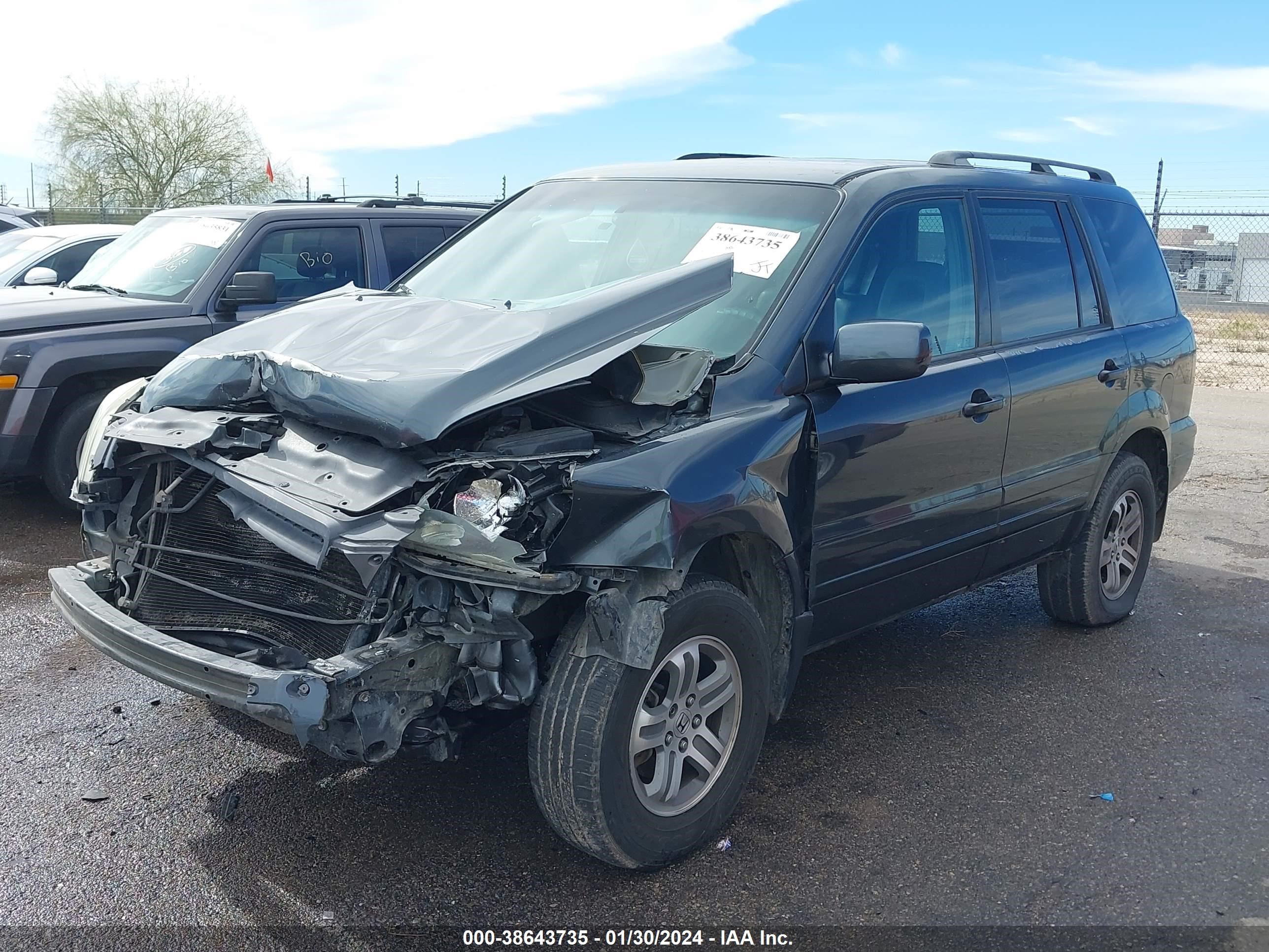 Photo 1 VIN: 2HKYF18624H524243 - HONDA PILOT 