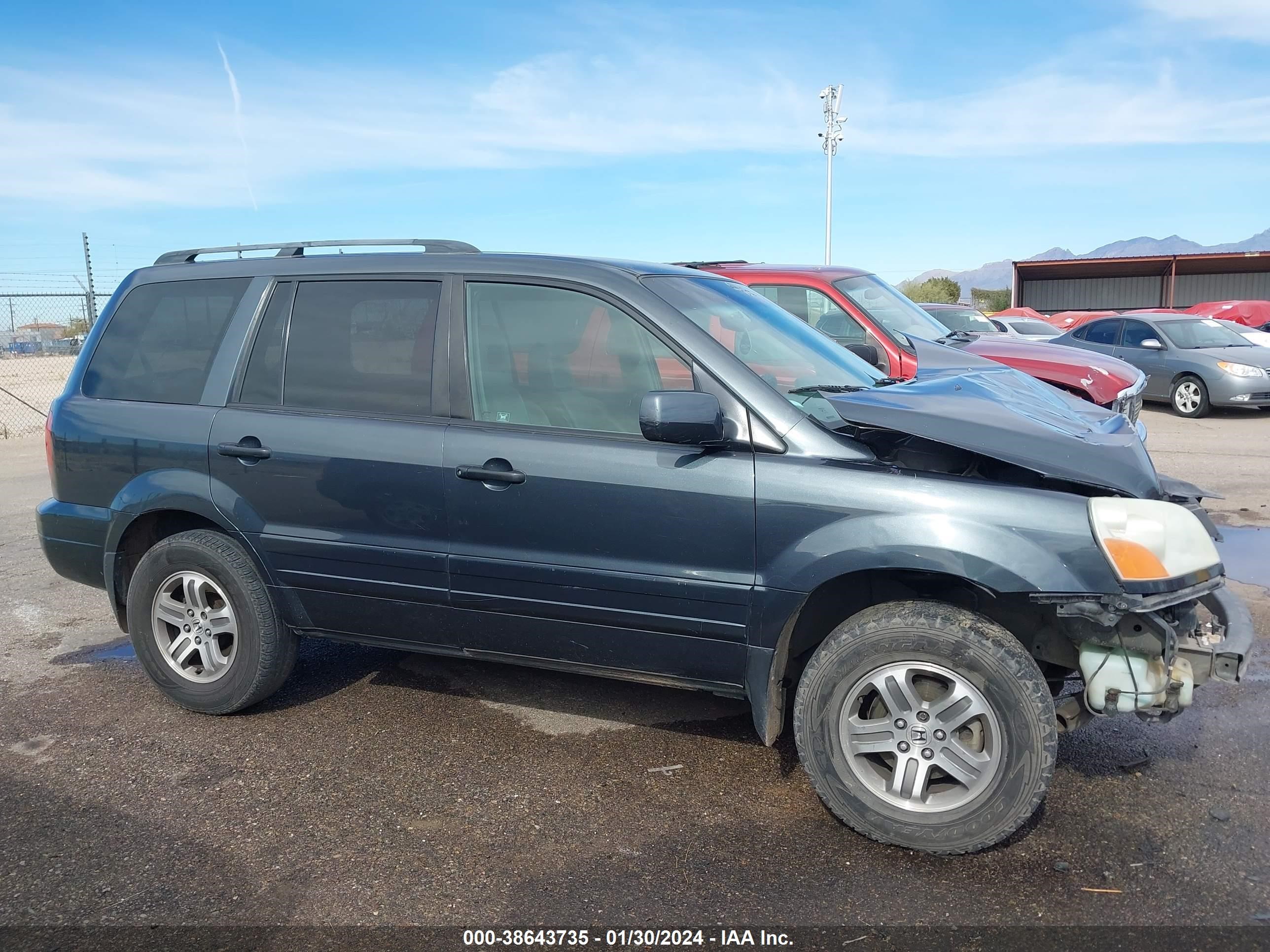 Photo 12 VIN: 2HKYF18624H524243 - HONDA PILOT 