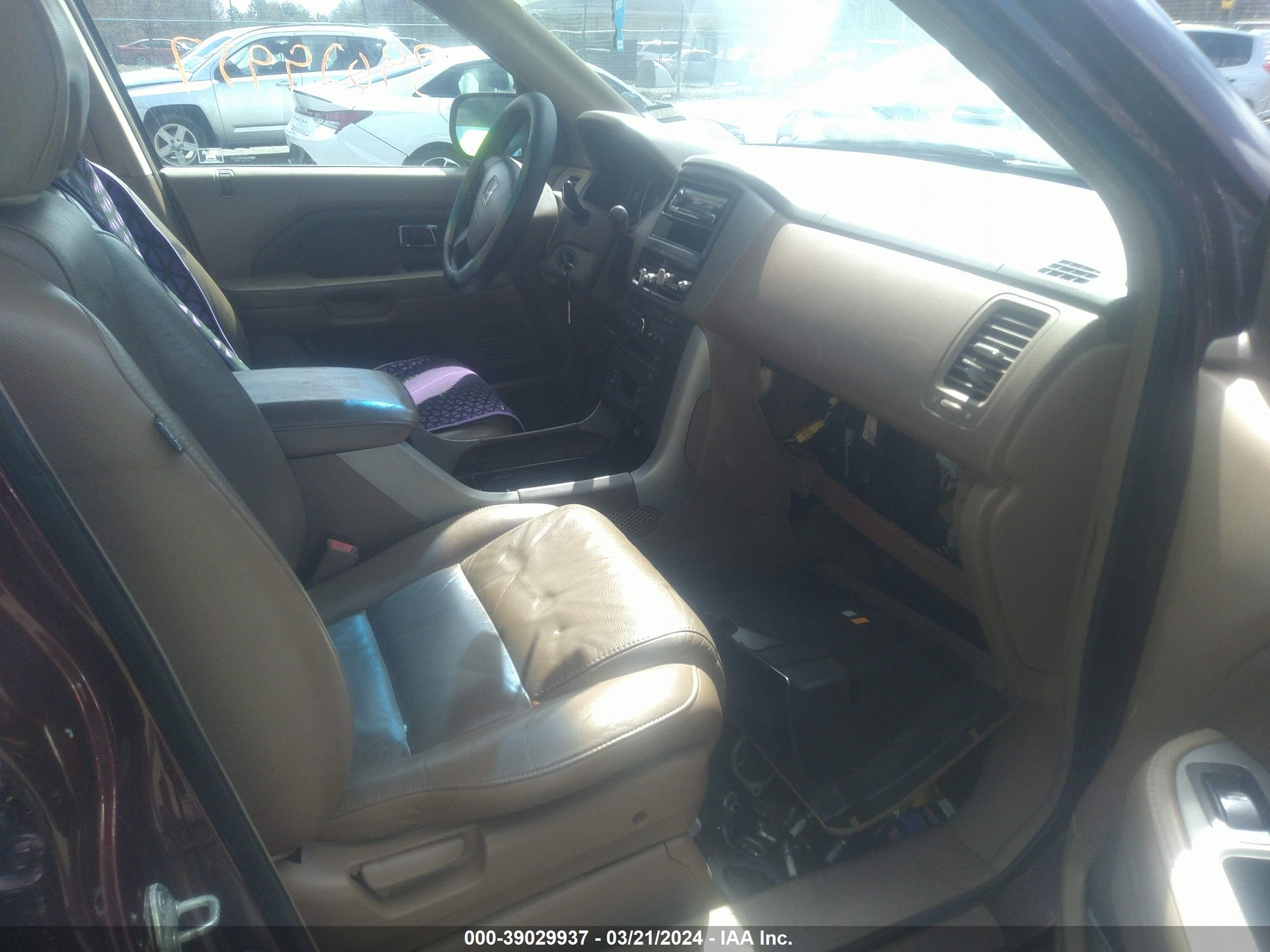 Photo 4 VIN: 2HKYF18637H512168 - HONDA PILOT 