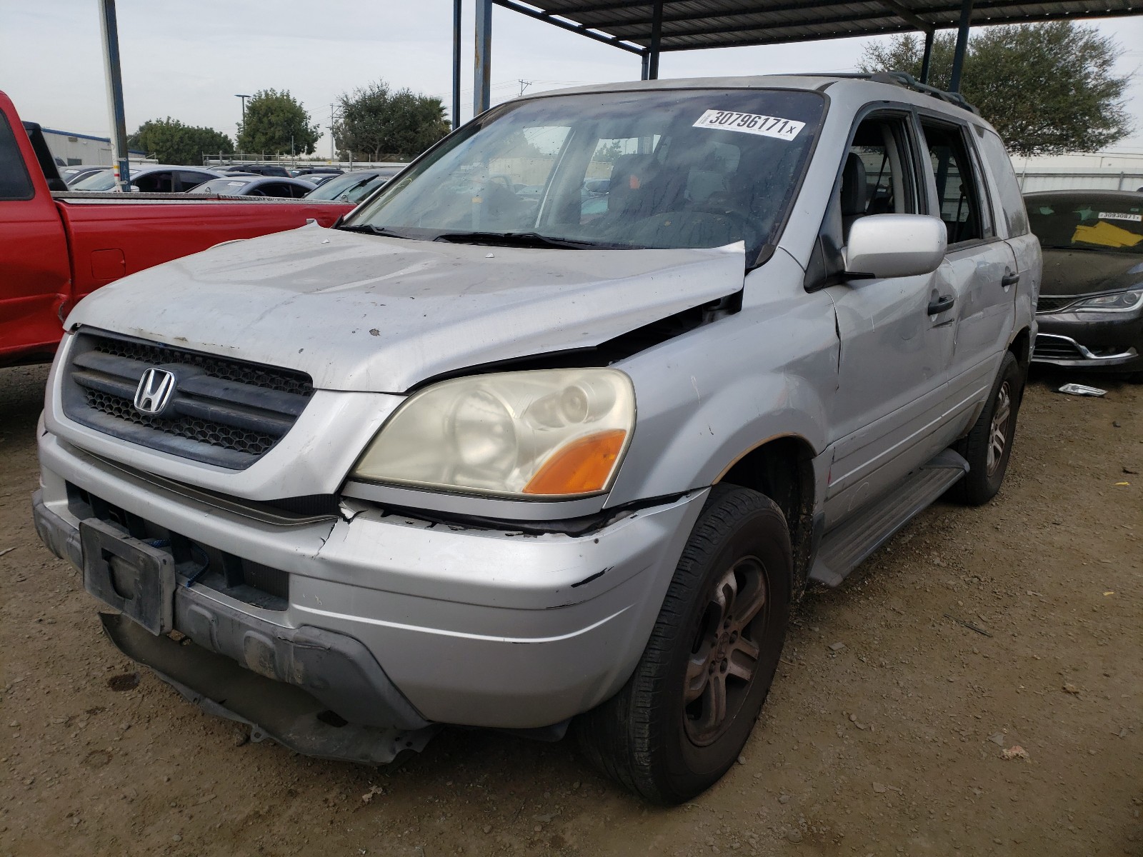 Photo 1 VIN: 2HKYF18643H545710 - HONDA PILOT EXL 