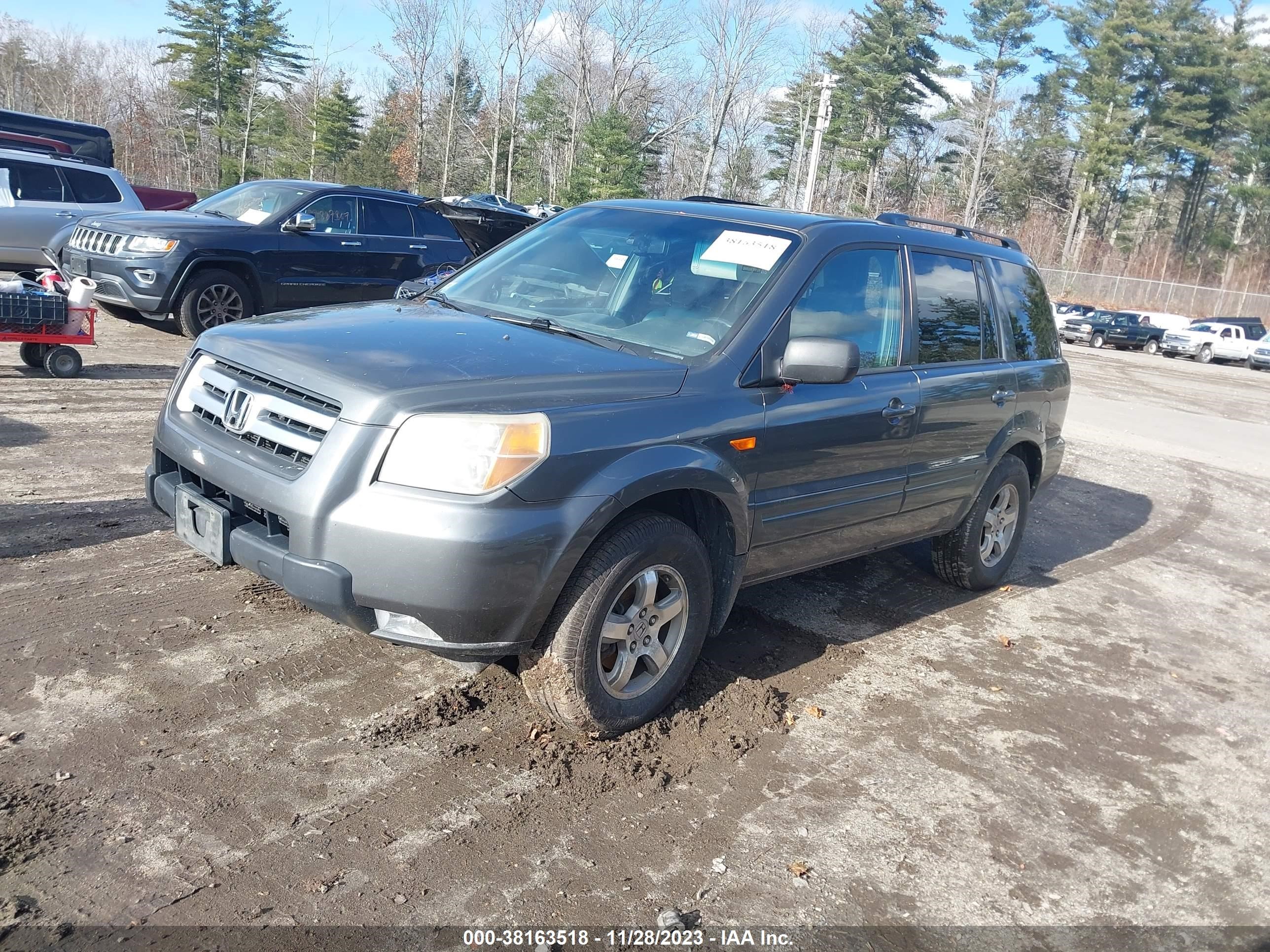 Photo 1 VIN: 2HKYF18687H504633 - HONDA PILOT 