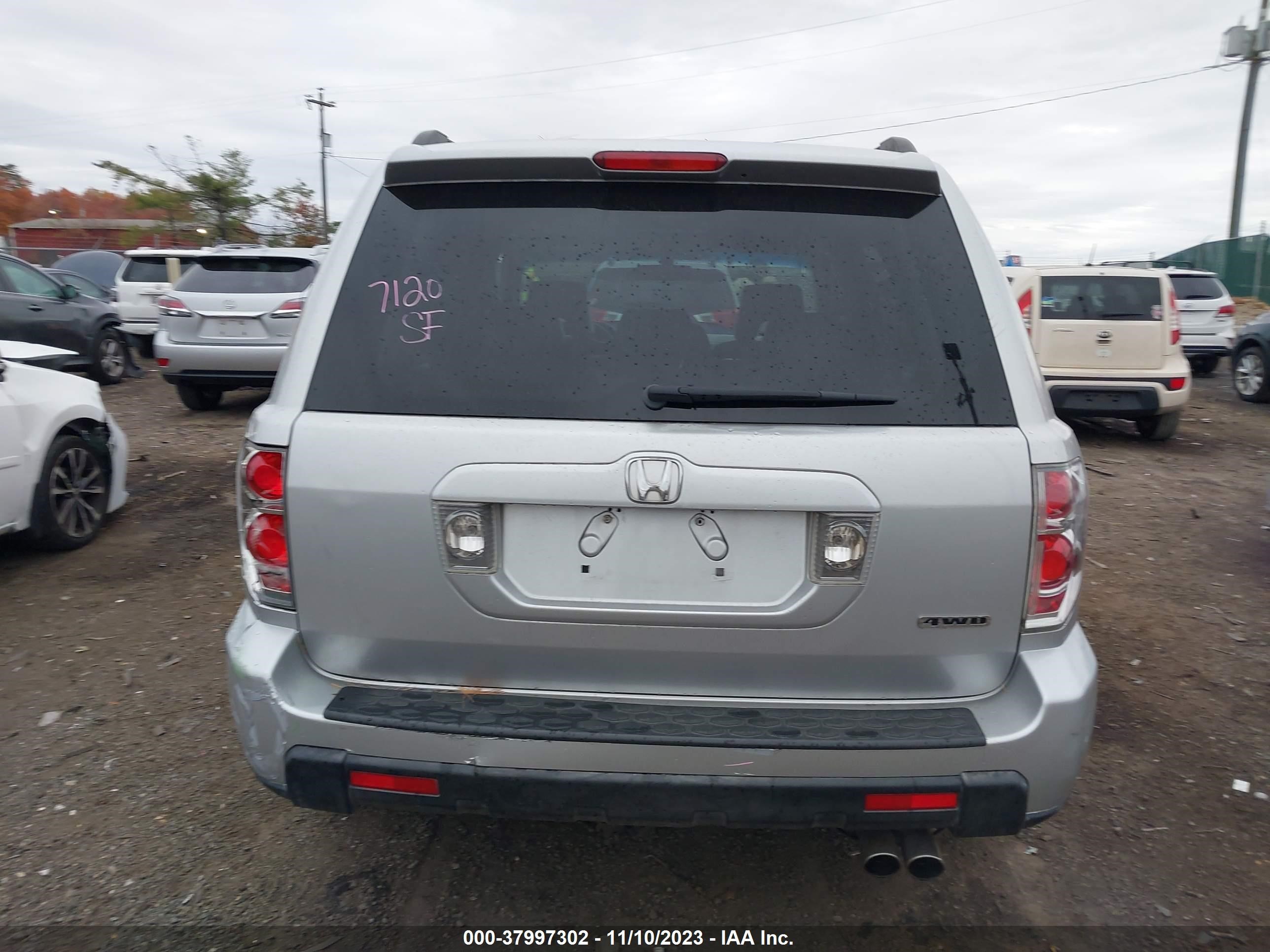 Photo 15 VIN: 2HKYF18696H505997 - HONDA PILOT 