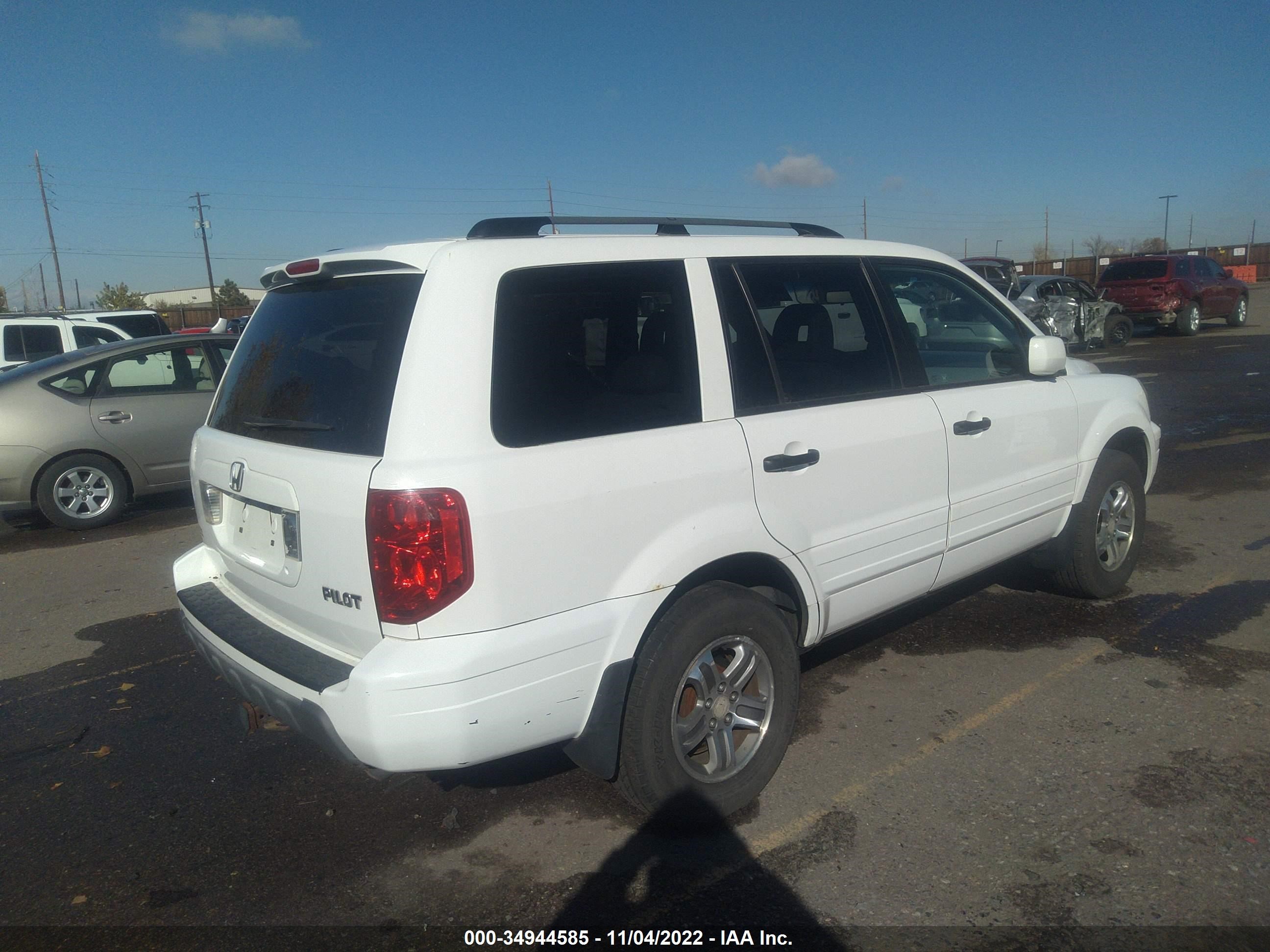 Photo 3 VIN: 2HKYF186X3H619857 - HONDA PILOT 