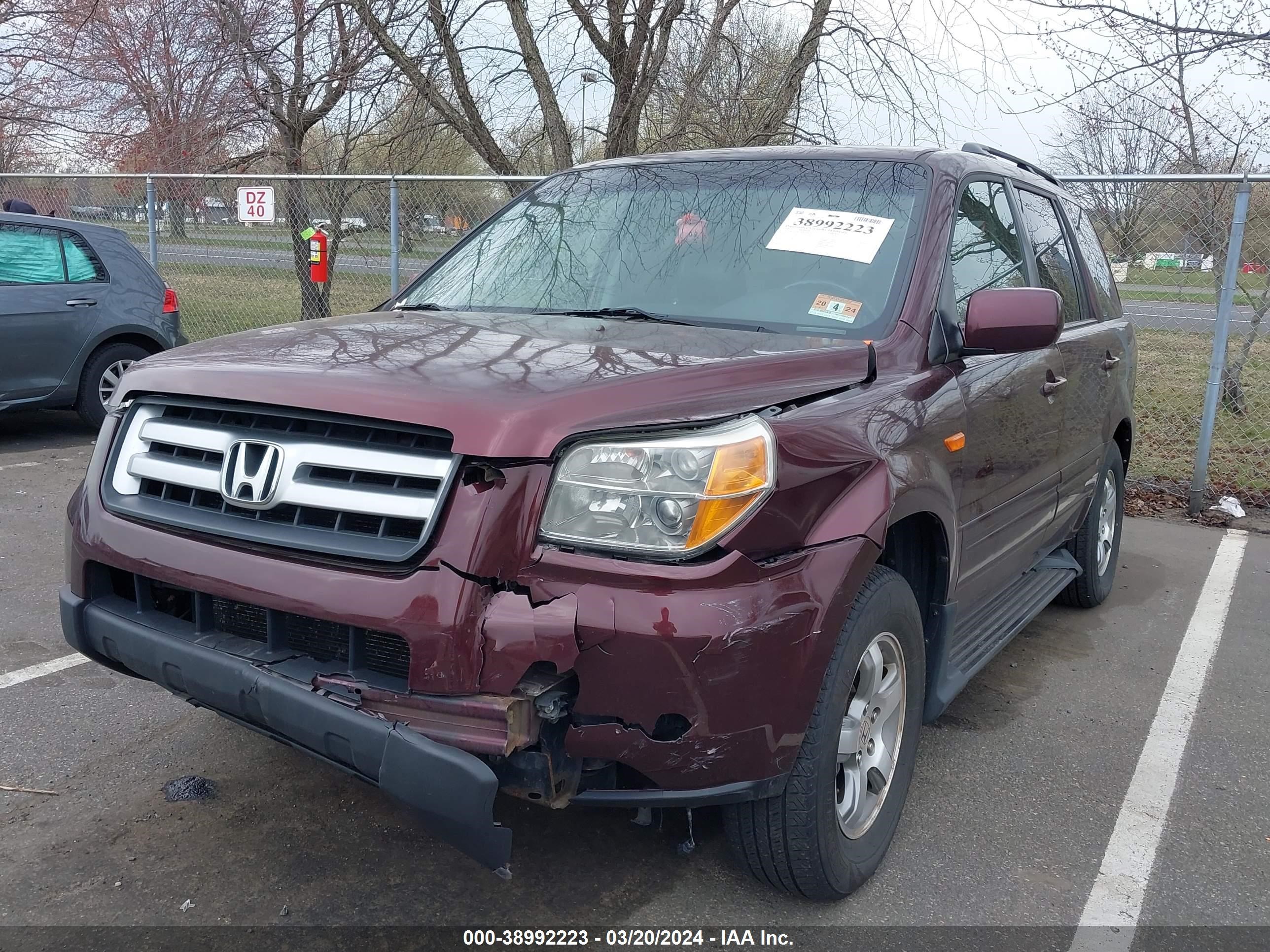 Photo 1 VIN: 2HKYF18737H534888 - HONDA PILOT 