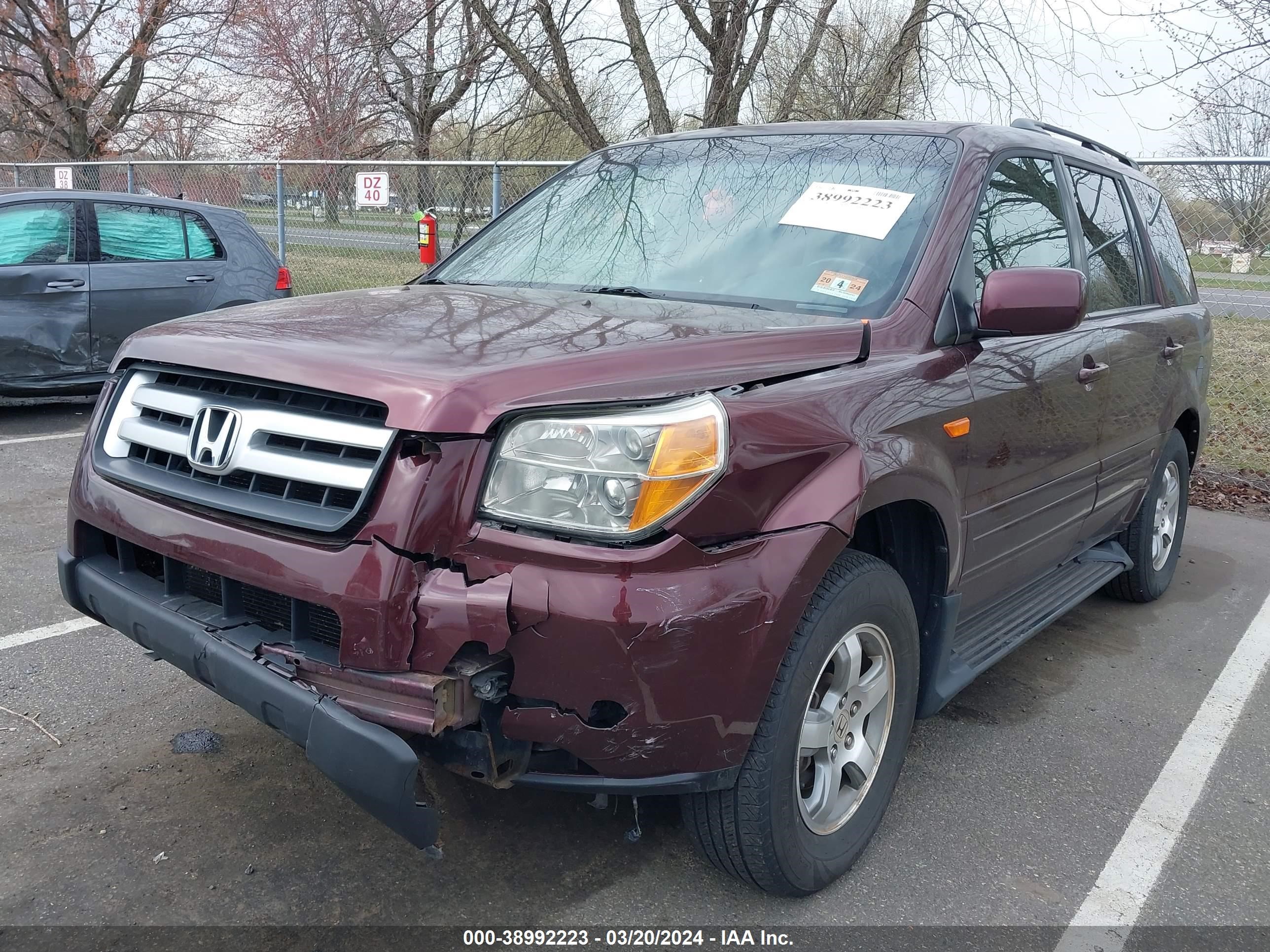 Photo 5 VIN: 2HKYF18737H534888 - HONDA PILOT 