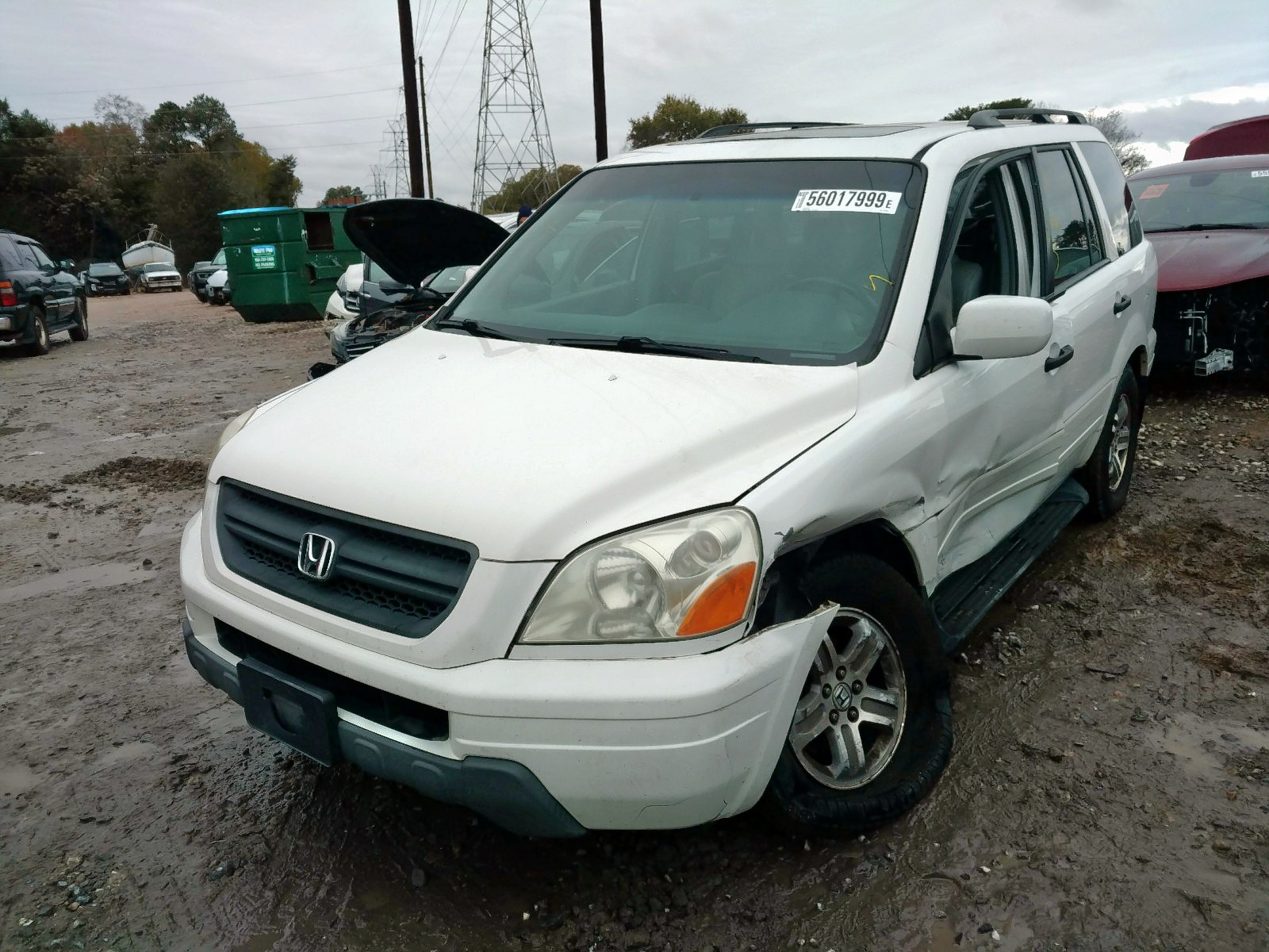 Photo 1 VIN: 2HKYF18745H546903 - HONDA PILOT EXL 