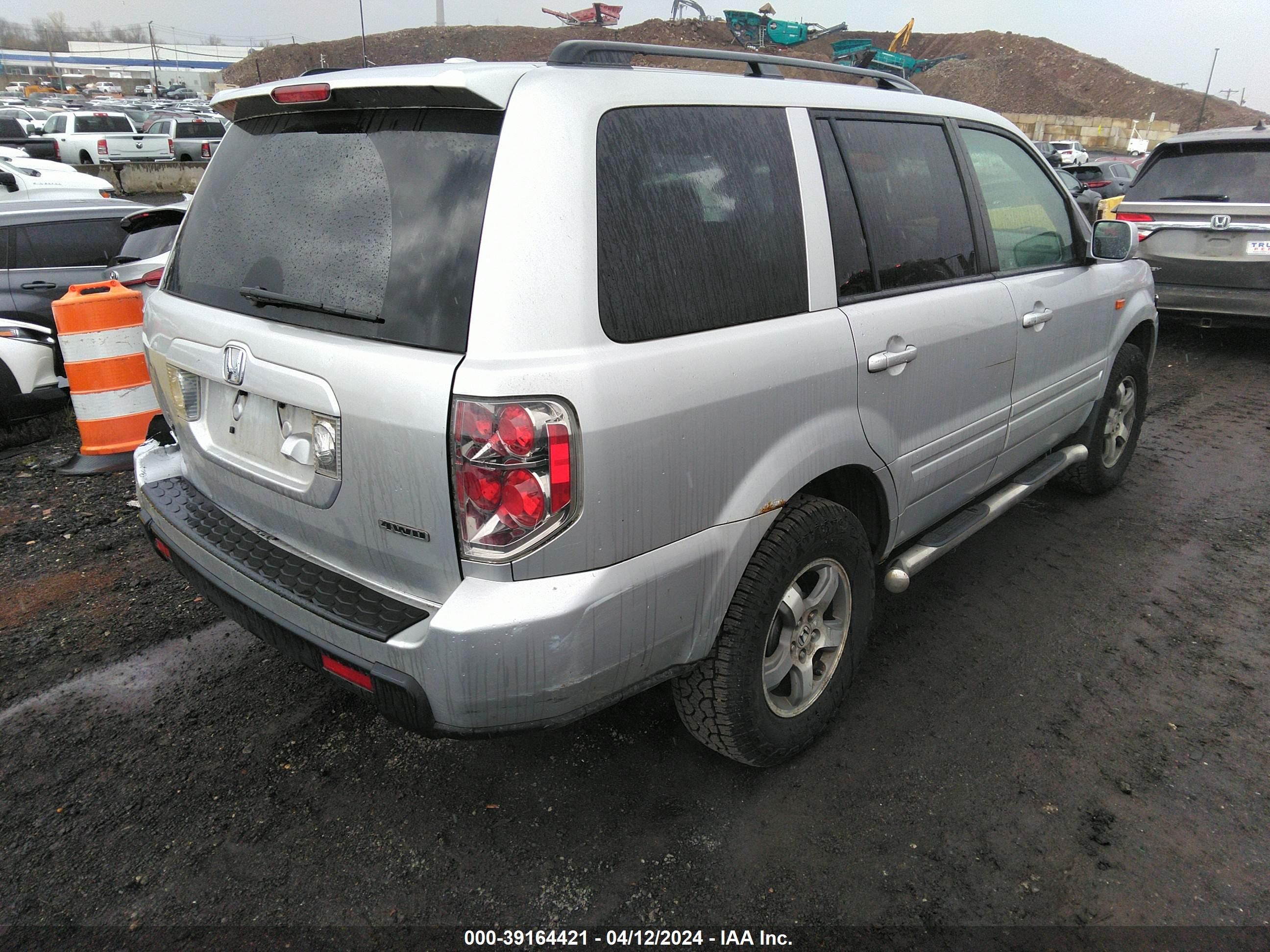 Photo 3 VIN: 2HKYF18766H521549 - HONDA PILOT 