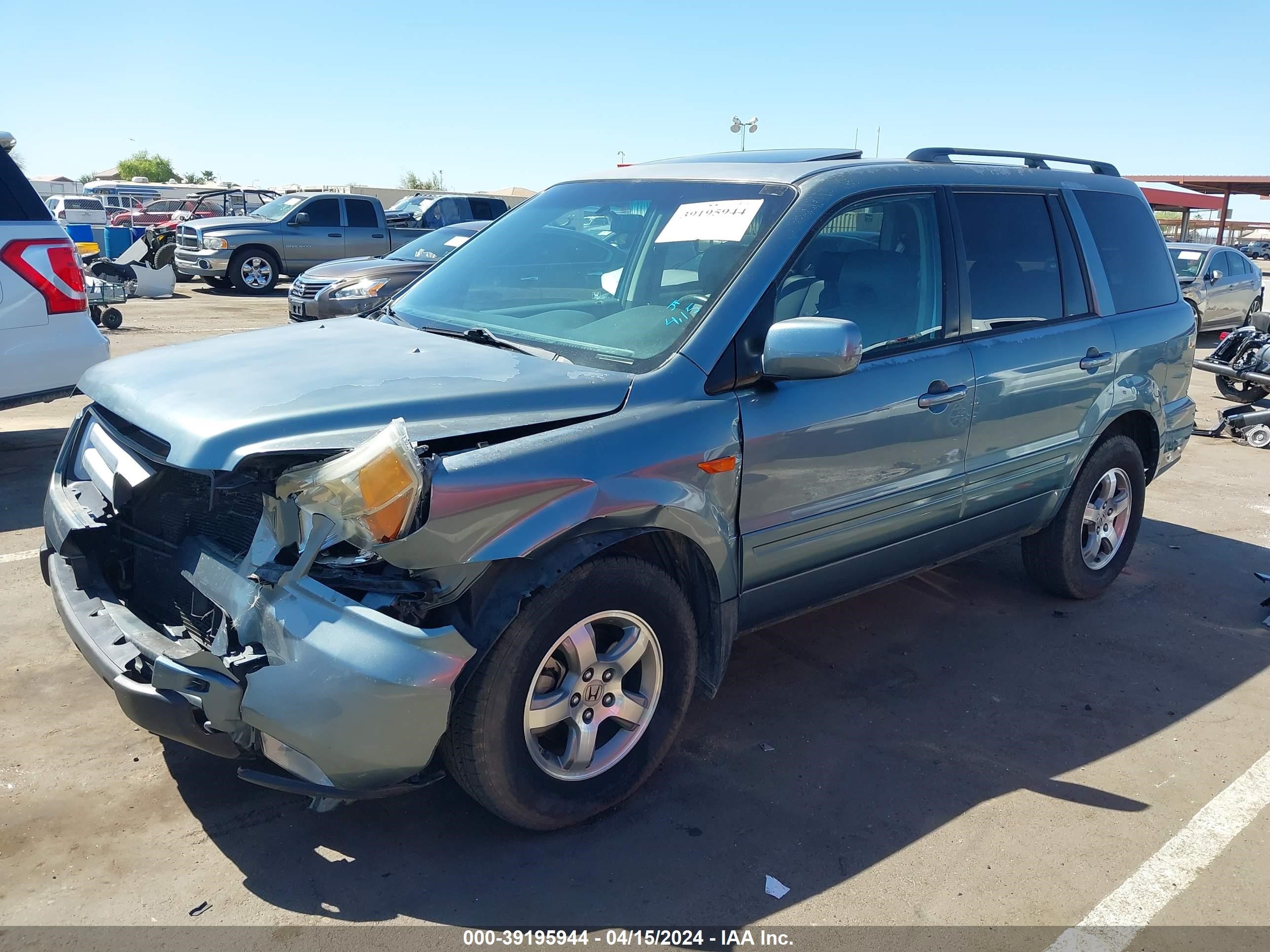 Photo 1 VIN: 2HKYF187X7H503962 - HONDA PILOT 