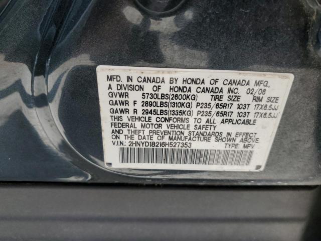 Photo 12 VIN: 2HNYD18216H527353 - ACURA MDX 