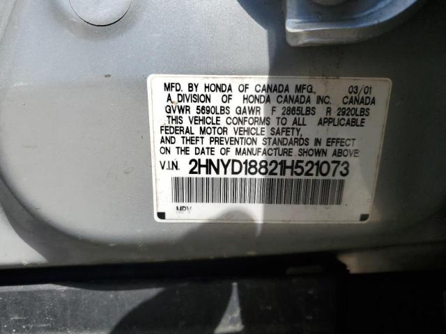 Photo 12 VIN: 2HNYD18821H521073 - ACURA MDX 