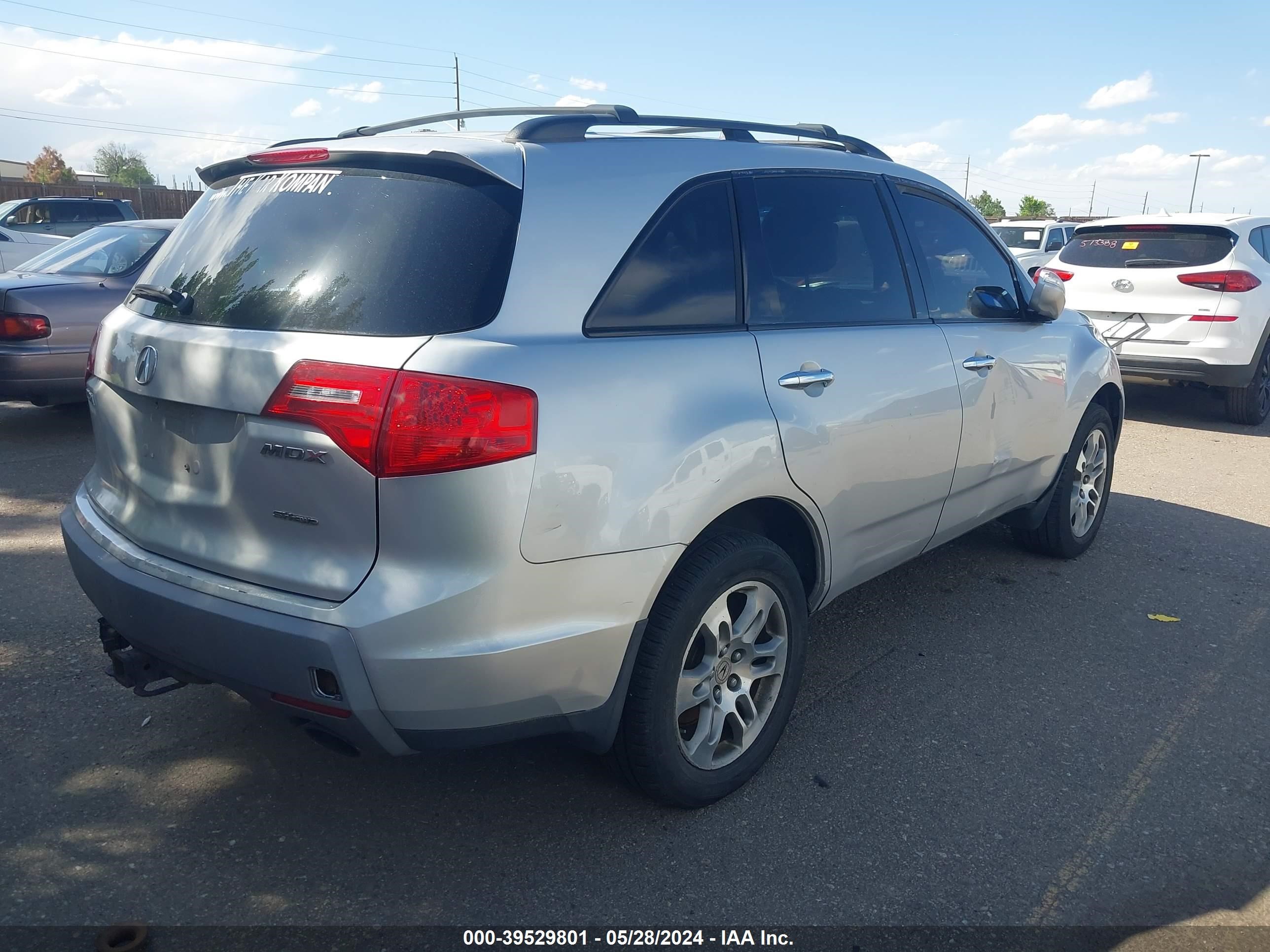 Photo 3 VIN: 2HNYD282X7H503835 - ACURA MDX 