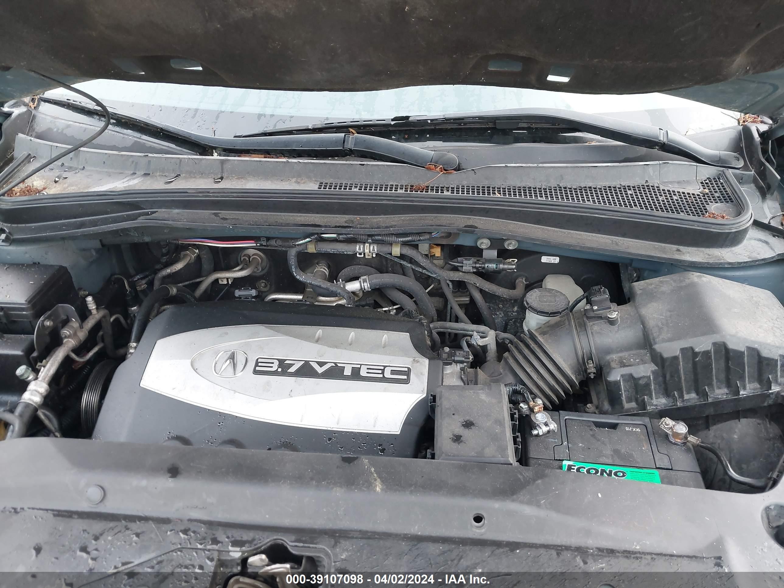 Photo 9 VIN: 2HNYD28397H538651 - ACURA MDX 