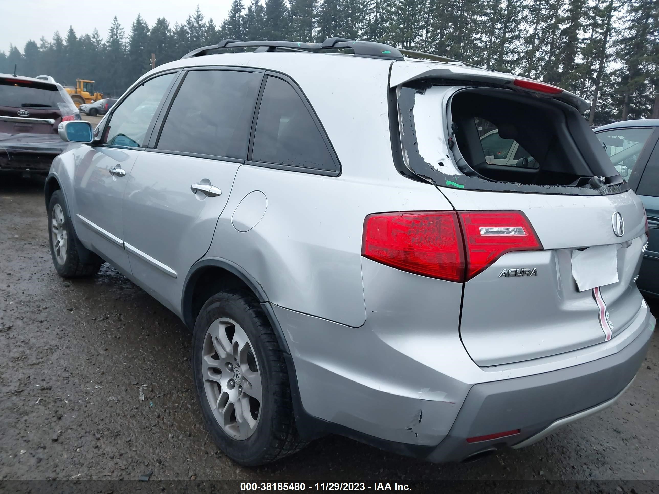 Photo 2 VIN: 2HNYD283X7H523513 - ACURA MDX 