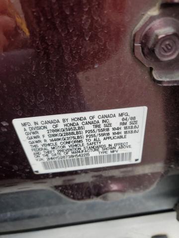 Photo 13 VIN: 2HNYD28738H542215 - ACURA MDX 