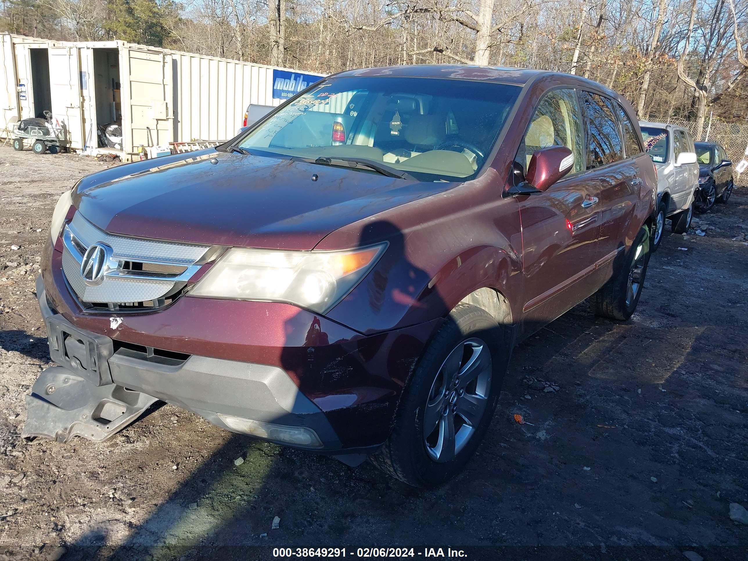 Photo 1 VIN: 2HNYD28897H547331 - ACURA MDX 