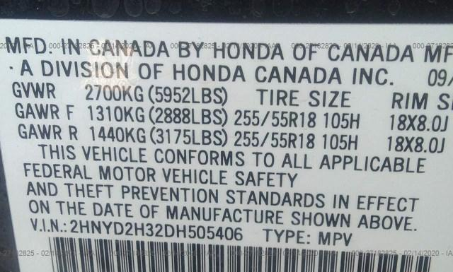 Photo 8 VIN: 2HNYD2H32DH505406 - ACURA MDX 