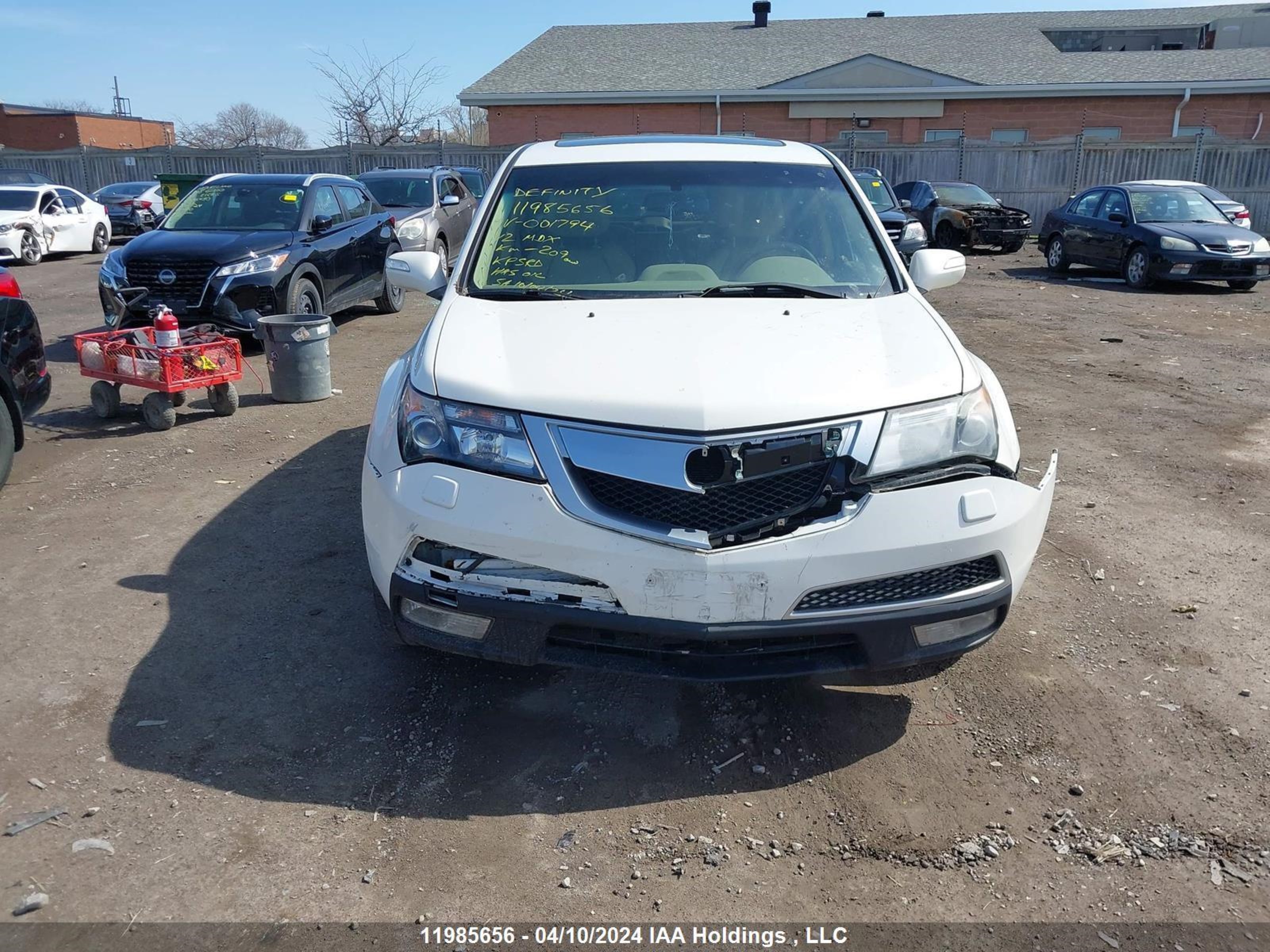 Photo 11 VIN: 2HNYD2H63CH001794 - ACURA MDX 