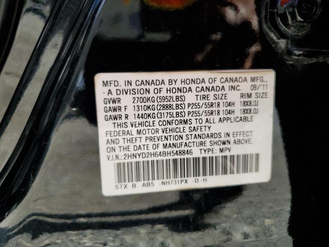 Photo 12 VIN: 2HNYD2H64BH548846 - ACURA MDX TECHNO 