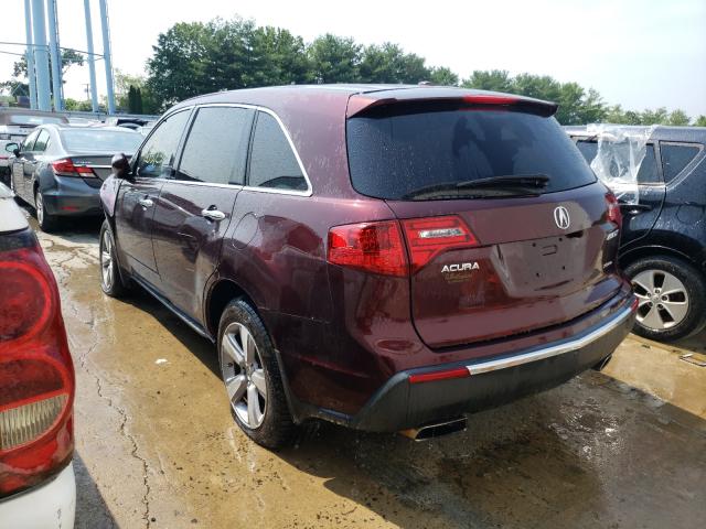 Photo 2 VIN: 2HNYD2H68BH524016 - ACURA MDX TECHNO 