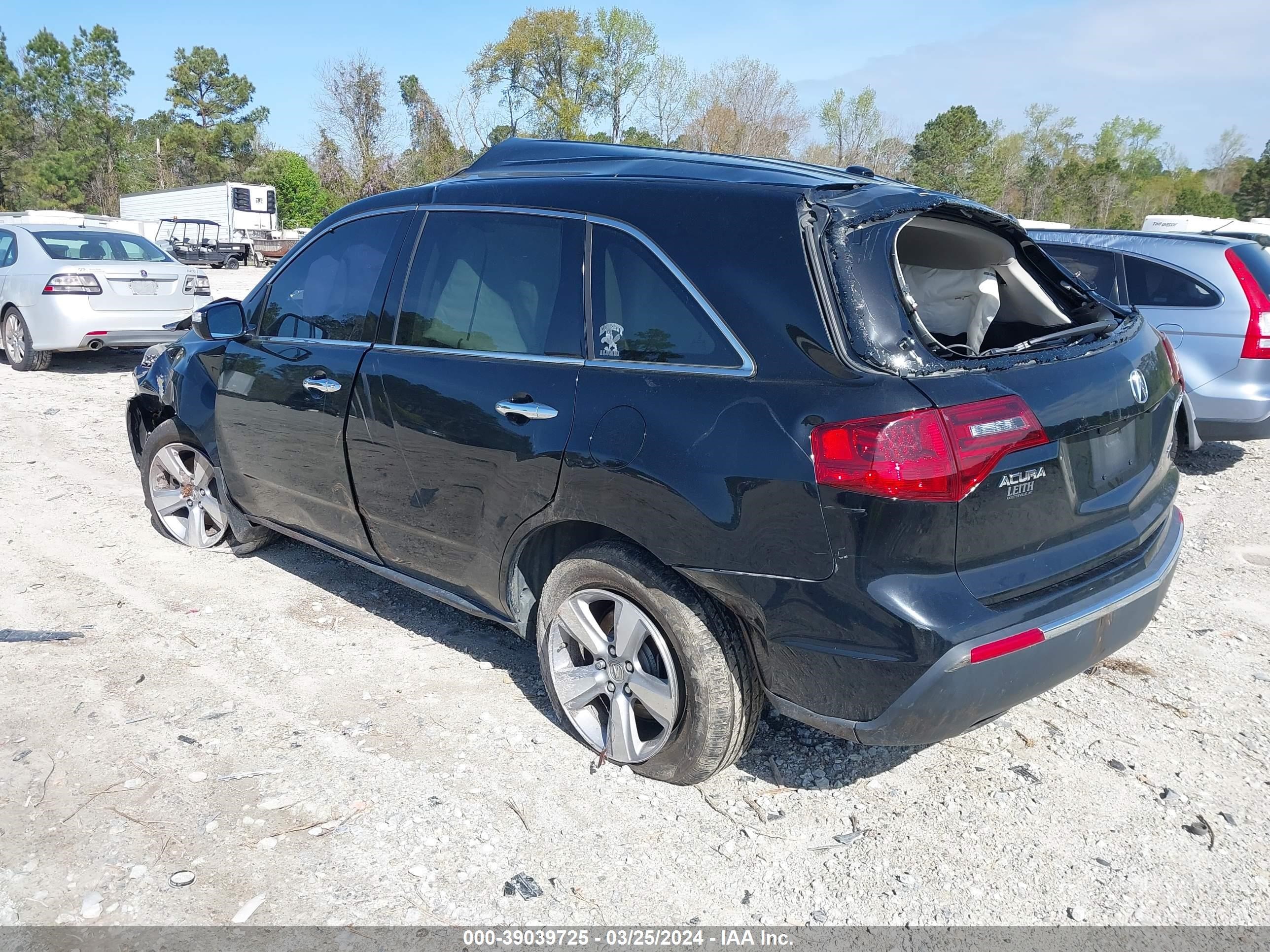 Photo 2 VIN: 2HNYD2H68BH547389 - ACURA MDX 