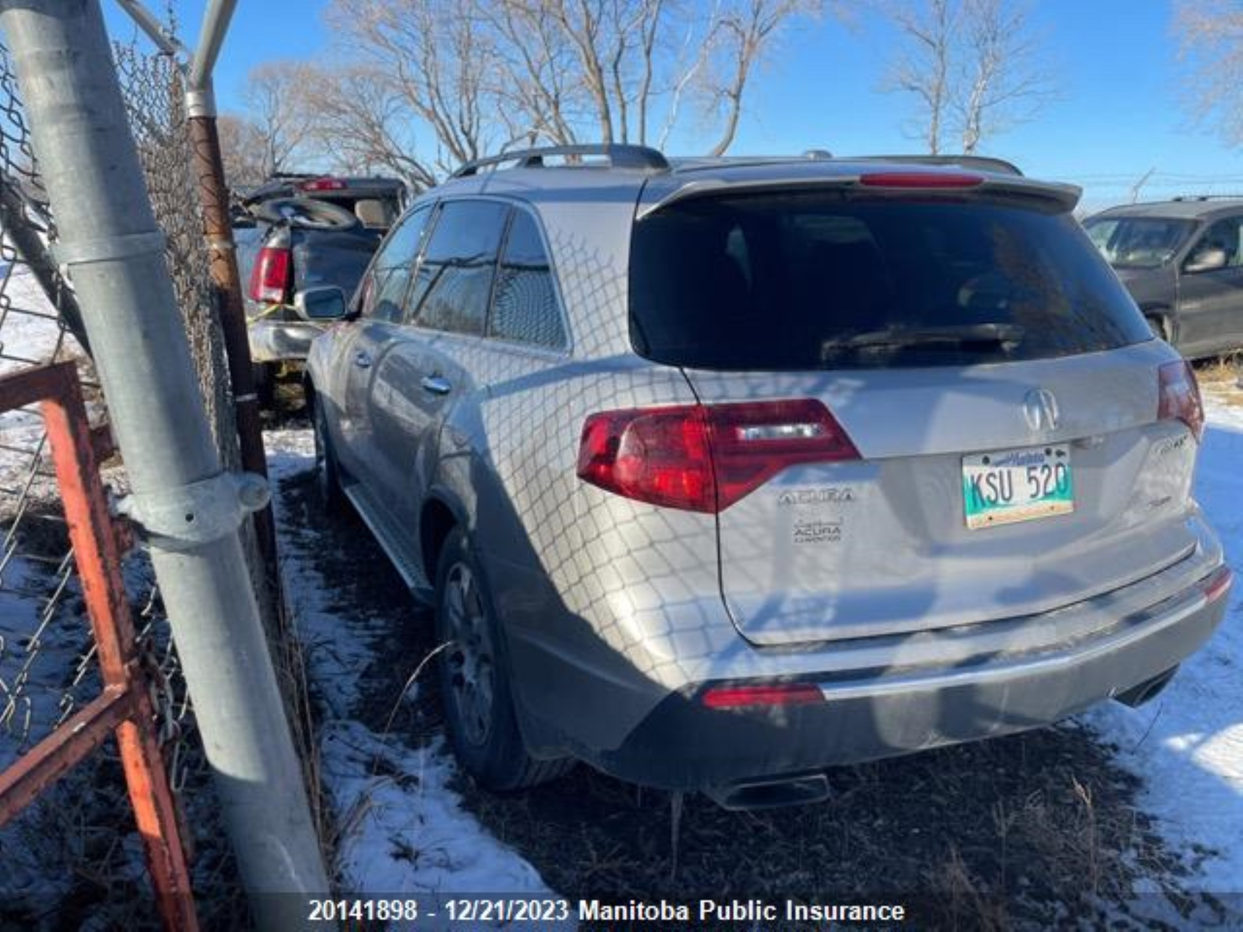 Photo 2 VIN: 2HNYD2H89CH000649 - ACURA MDX 