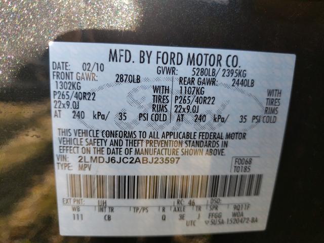 Photo 9 VIN: 2LMDJ6JC2ABJ23597 - LINCOLN MKX 