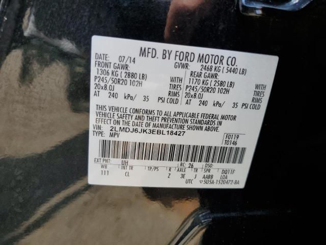 Photo 12 VIN: 2LMDJ6JK3EBL18427 - LINCOLN MKX 