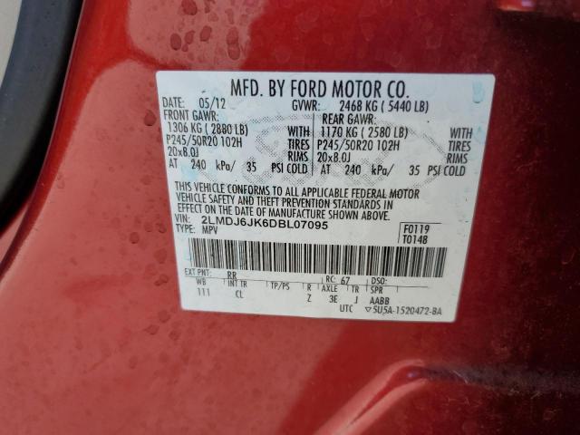 Photo 13 VIN: 2LMDJ6JK6DBL07095 - LINCOLN MKX 