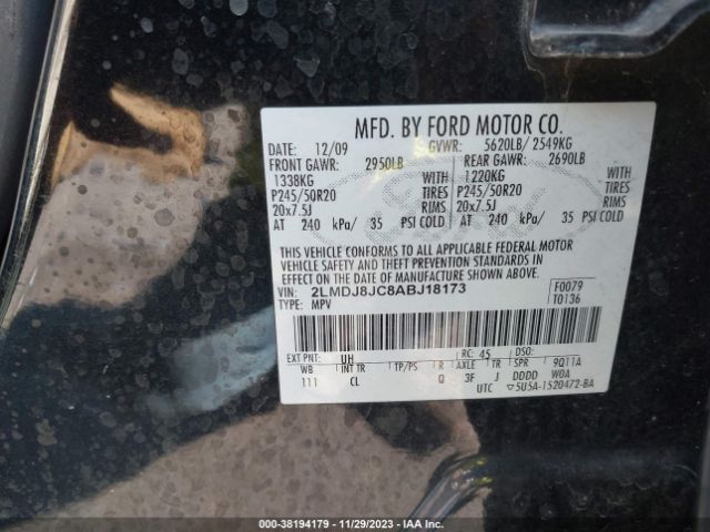 Photo 8 VIN: 2LMDJ8JC8ABJ18173 - LINCOLN MKX 