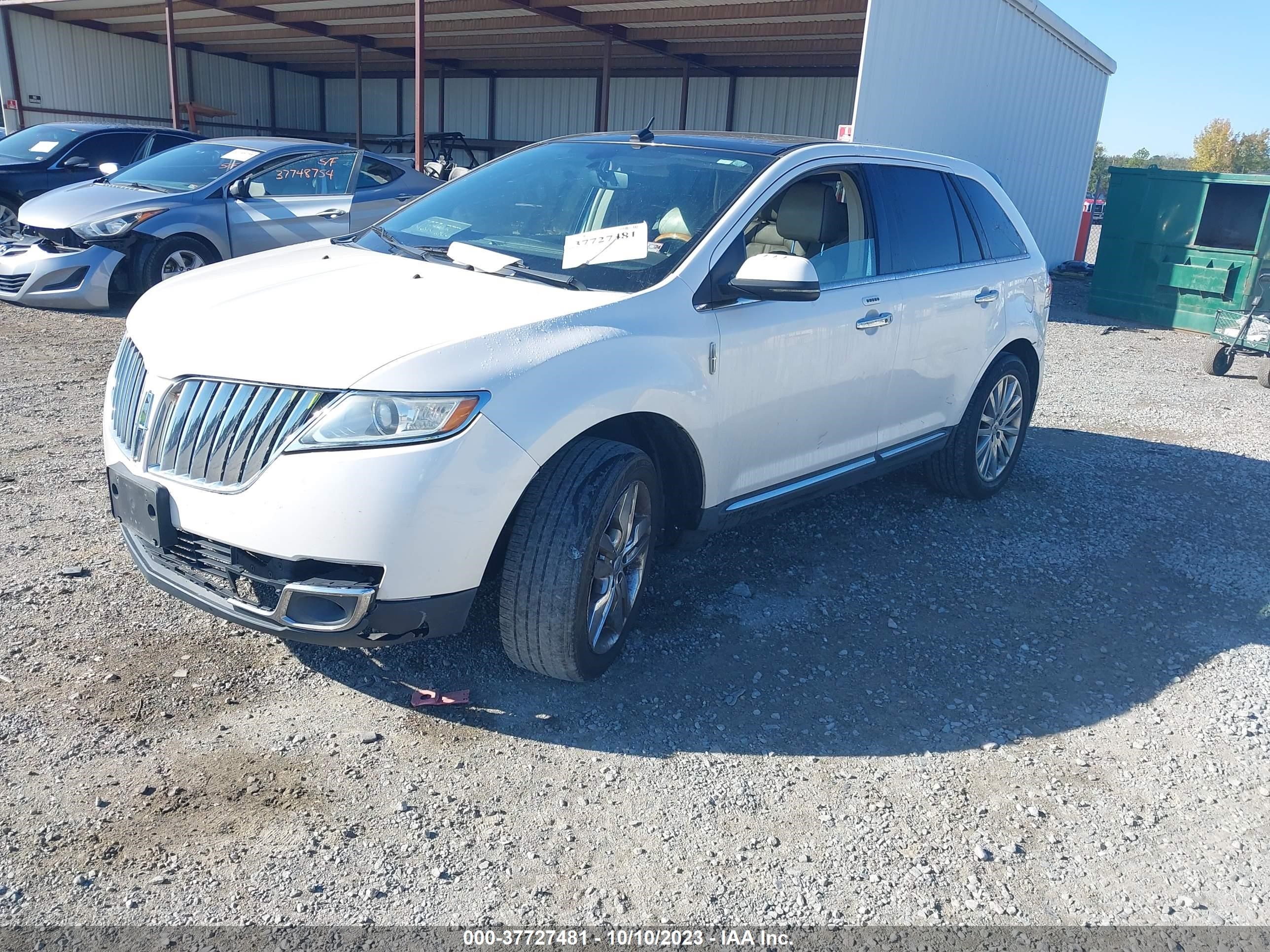 Photo 1 VIN: 2LMDJ8JK0DBL16256 - LINCOLN MKX 