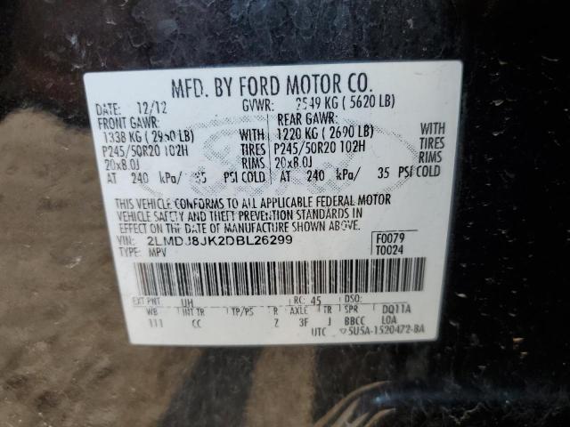 Photo 12 VIN: 2LMDJ8JK2DBL26299 - LINCOLN MKX 