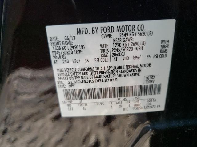 Photo 11 VIN: 2LMDJ8JK2DBL37819 - LINCOLN MKX 