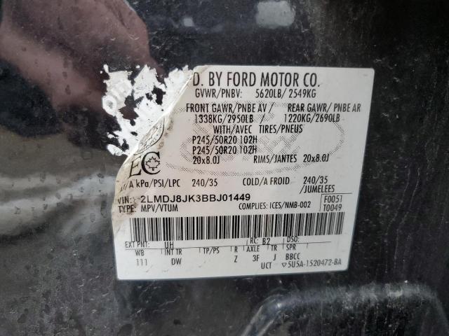 Photo 13 VIN: 2LMDJ8JK3BBJ01449 - LINCOLN MKX 