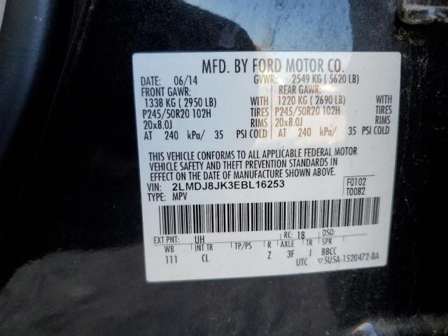 Photo 12 VIN: 2LMDJ8JK3EBL16253 - LINCOLN MKX 