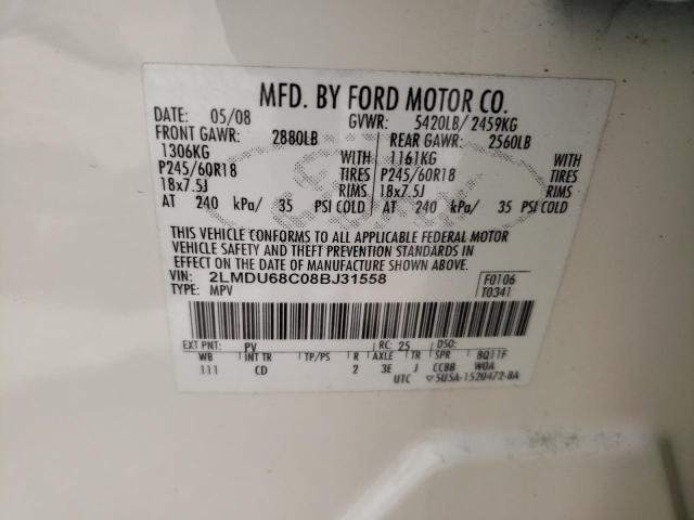 Photo 13 VIN: 2LMDU68C08BJ31558 - LINCOLN MKX 