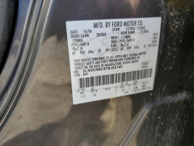 Photo 11 VIN: 2LMDU68C87BJ02145 - LINCOLN MKX 