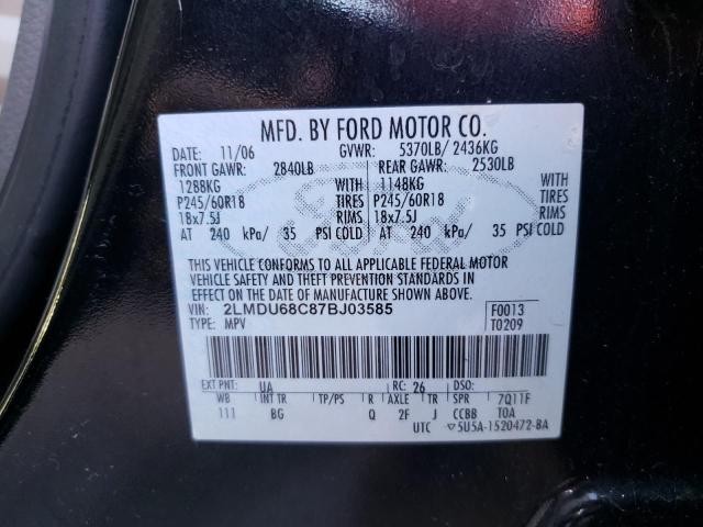 Photo 11 VIN: 2LMDU68C87BJ03585 - LINCOLN MKX 