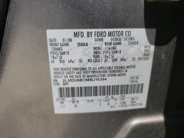 Photo 12 VIN: 2LMDU68C98BJ16394 - LINCOLN MKX 