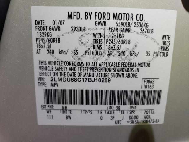 Photo 12 VIN: 2LMDU88C17BJ10289 - LINCOLN MKX 