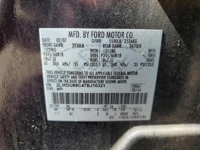 Photo 11 VIN: 2LMDU88C47BJ10321 - LINCOLN MKX 