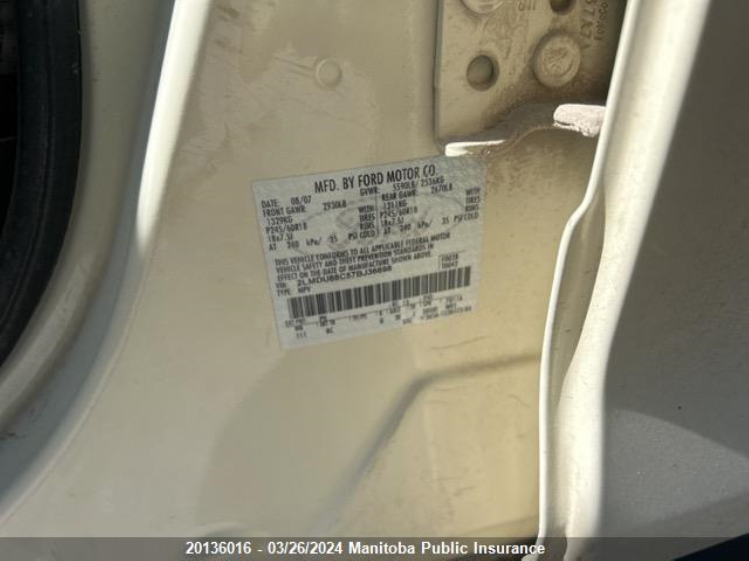 Photo 8 VIN: 2LMDU88C57BJ36698 - LINCOLN MKX 