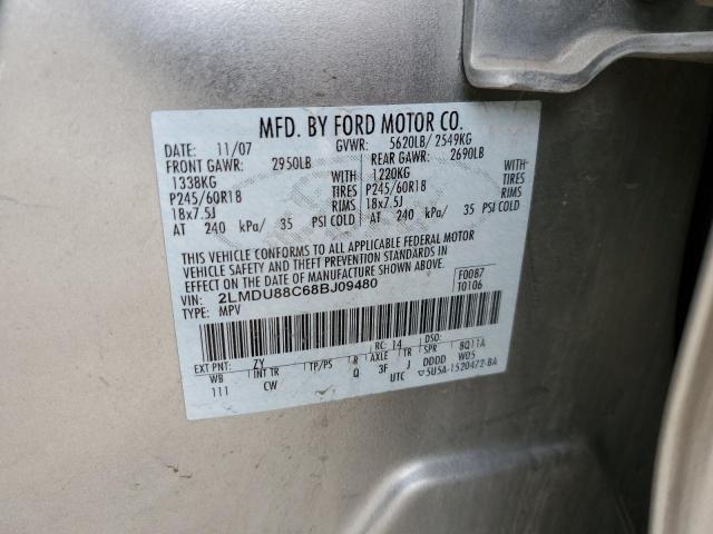 Photo 13 VIN: 2LMDU88C68BJ09480 - LINCOLN MKX 