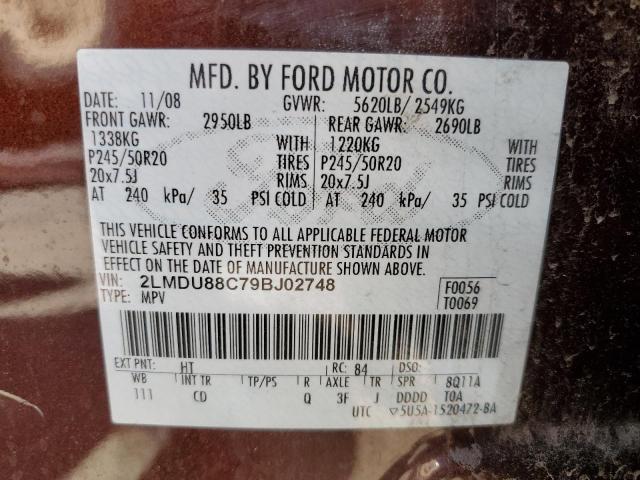 Photo 12 VIN: 2LMDU88C79BJ02748 - LINCOLN MKX 