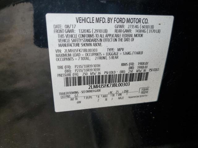 Photo 13 VIN: 2LMHJ5FK7JBL00303 - LINCOLN MKT 