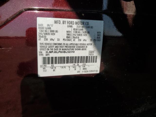 Photo 12 VIN: 2LMPJ6LP6HBL52310 - LINCOLN MKX RESERV 